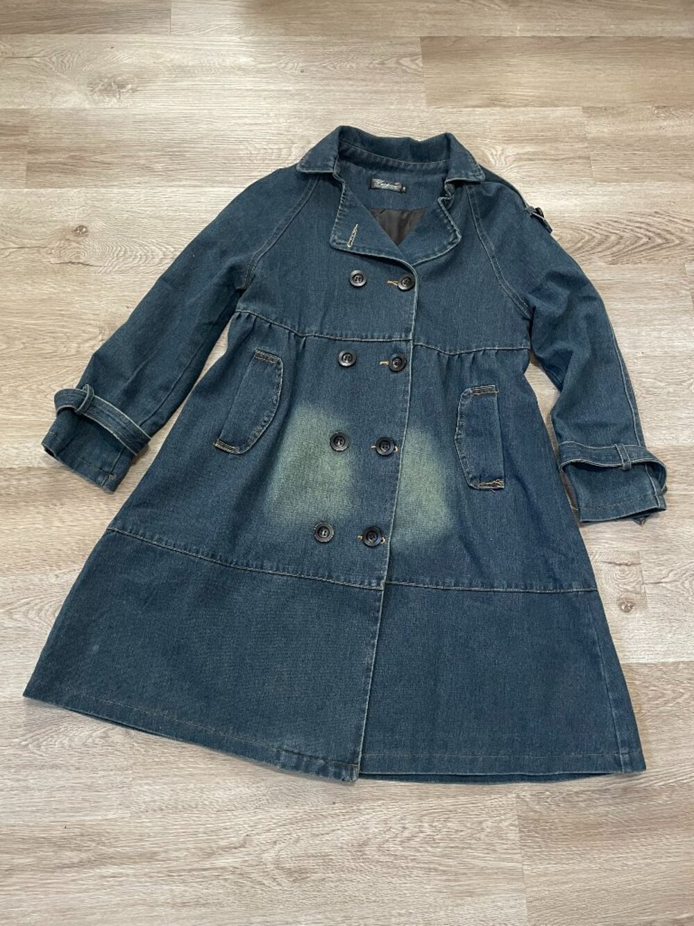 Denim Trench Jacket